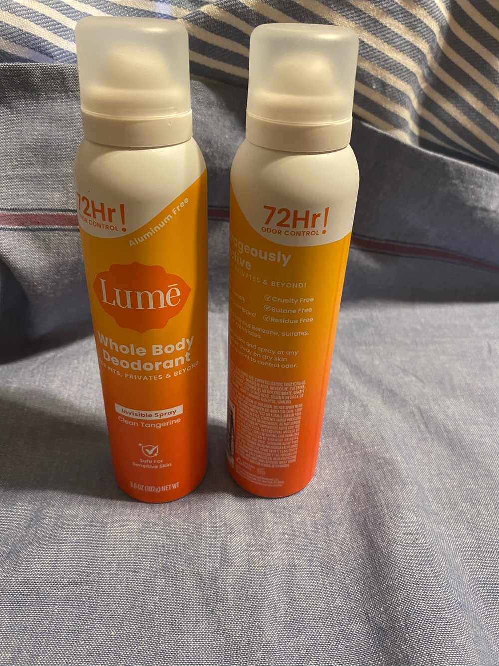 Two lume Whole Body Body Wash Spray - Clean Tangerine set of two (Orange)